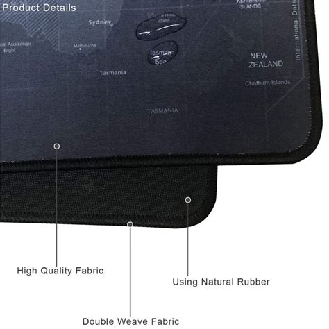World Map Anti-Slip Extended Desk Mat Gaming Mouse Pad | SkinsLegend