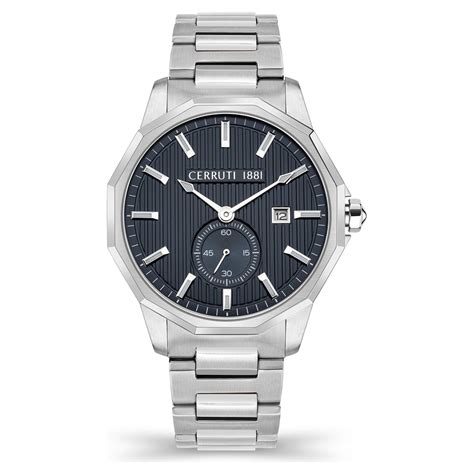 Buy Online Cerruti 1881 Blue Dial Stainless Steel Strap Watch for Men ...