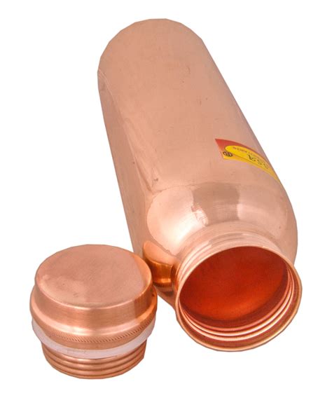 Pure Copper Bottle Joint less Sleek Leak proof | 1 Liter | Office Bott ...