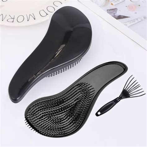 Buy Darkye Detangle Hair Brush with Hairbrush Cleaner - Ideal for All ...