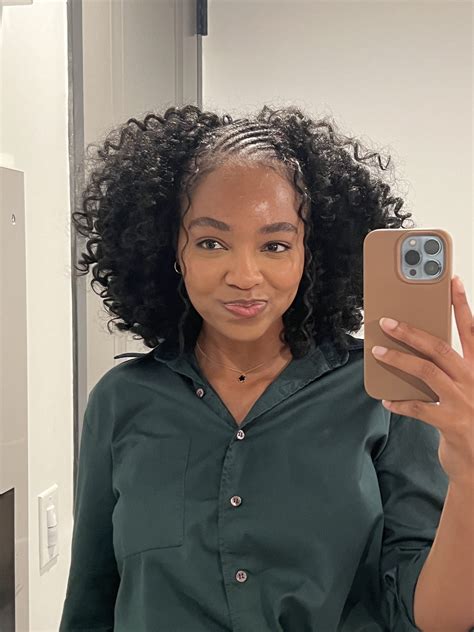 Fulani braids with Curls | Natural hair braids, Natural hair styles ...