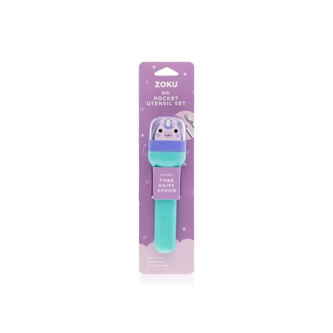 Zoku Unicorn Kids Pocket Cutlery - Waitrose UAE & Partners - how long to freeze zoku