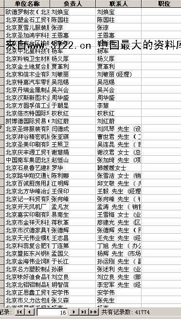 北京企业100强排行榜名单 企业名称_文档之家