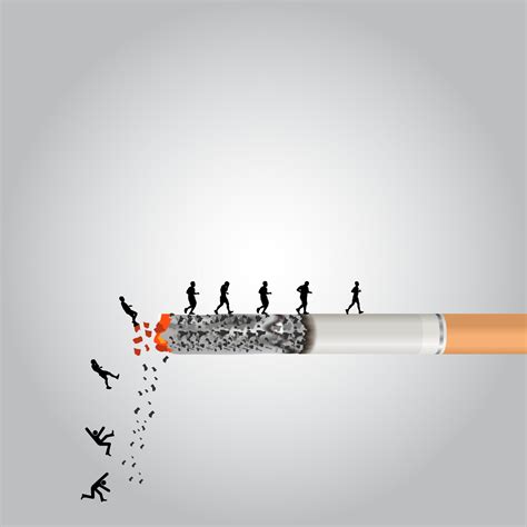 quit smoking, stop smoking, smoking side effects, concept of no smoking and World No Tobacco Day ...