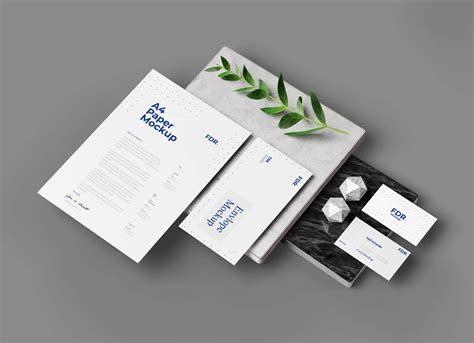 Free Basic Stationery Mockup Freepik PSD - Good Mockups