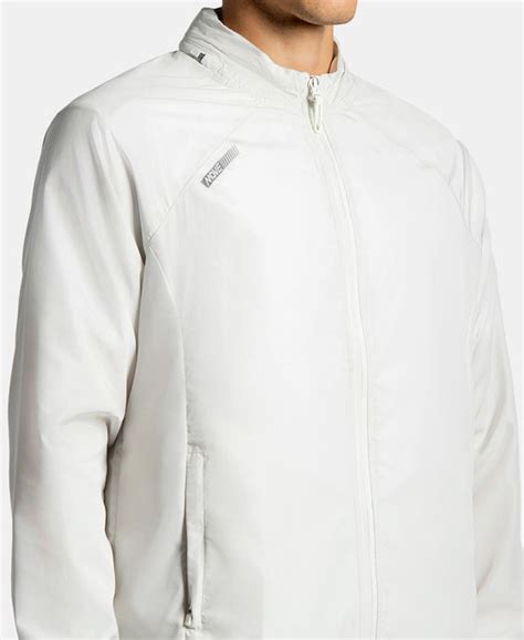 Buy Microfiber Water Resistant Convertible Hoodie Jacket - Dawn White ...