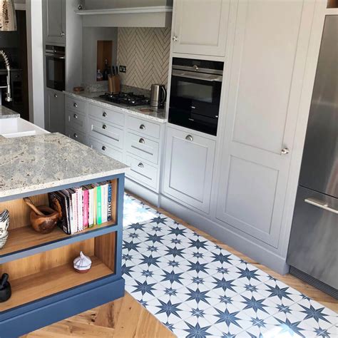 Blue Kitchen Floor Tile 8 Kitchen Floor Tile Ideas For Any Design