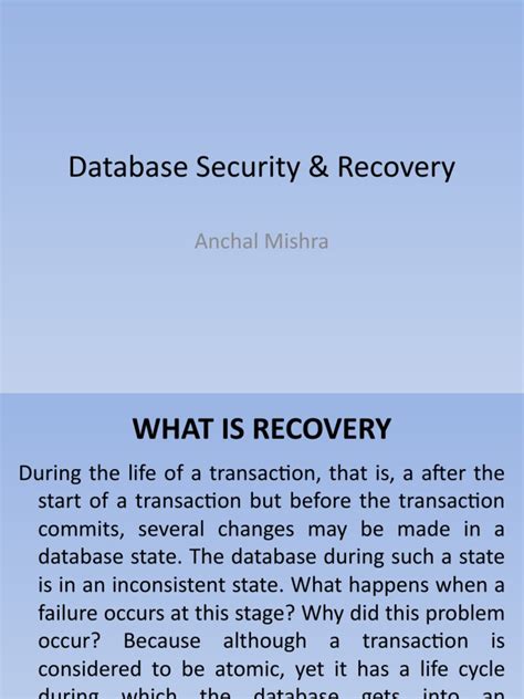 Image result for Database Recovery