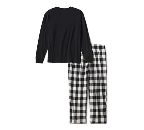 Bar & Shield Buffalo Check Pajama Set | Harley-Davidson BE