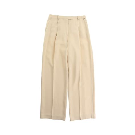 【OTSU】SONIA RYKEIL straight silhouette 1-tuck wide slacks made in ...