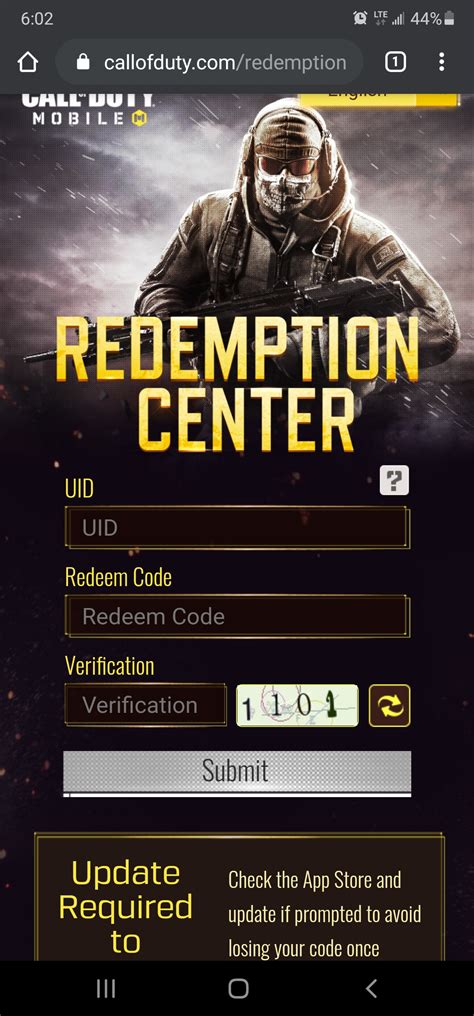 Image result for Cod Mobile Verification Code Error