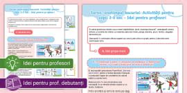 GRATUIT Jocurile copiilor iarna – Idei pentru profesori
