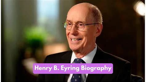 Henry B. Eyring Biography: Height, Children, Age, Net Worth, Wife ...
