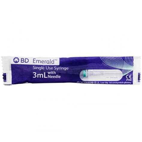 Buy BD Emerald 3ml Syringe with Needle 24G | 100 Syringes Box – Oralkart