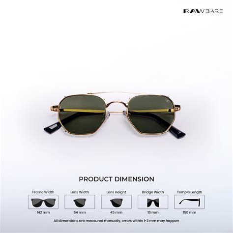 Vizag Prism - Sunlit Jade Polarized Hexagon Sunglasses - RB2615 — Rawbare