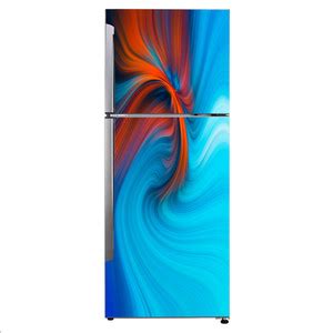 Burhani Decor 60 cm Decorative abstract blue orange hole Extra Large ...