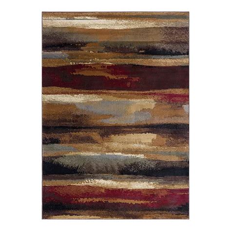 KHL Rugs Dakota Contemporary Abstract Multi-Color Area Rug
