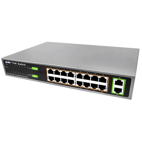 4 Port PoE Switch Plug and Play PoE+ Switch with Additional 2 Uplink ...