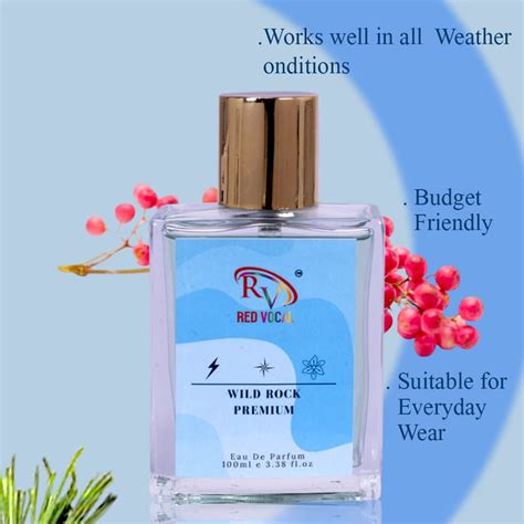 Red Vocal Wild Rock Premium Eau De Parfum 100ml For Men Long Lasting ...
