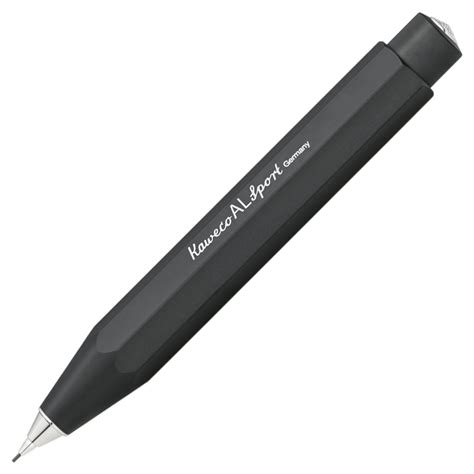 Kaweco Al Sport Black CT Mechanical Pencil (0.7 MM) 10000103 (Clip Not