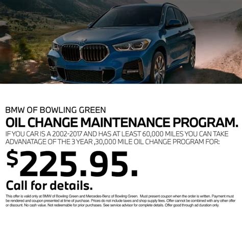 Auto Service Specials | BMW of Bowling Green near Glasgow