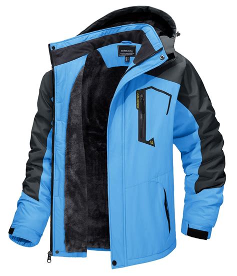 Outdoor Waterproof Winter Jacket with Detachable Hat for Teens and You ...