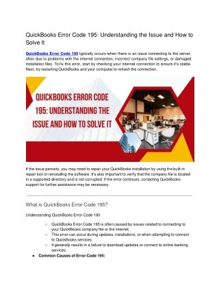 Image result for Fixing Error Code 195