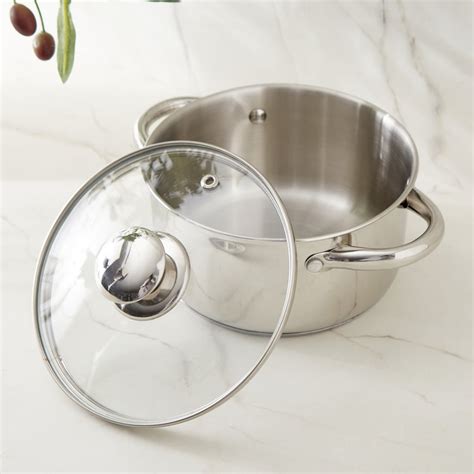 Buy Delight Nevis Set of 2 Stainless Steel Casseroles with Lid from ...