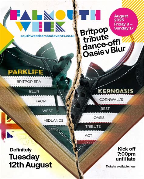 Oasis vs Blur – The Ultimate Britpop night, The Waterfront , Church St ...