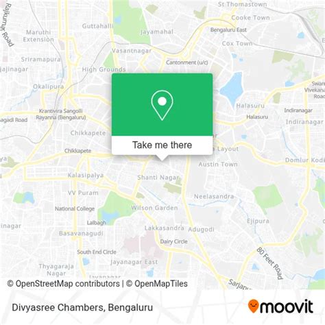 How to Get to Divyasree Chambers in Richmond Town by Bus or Metro?