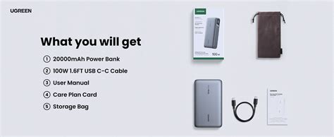 UGREEN 100W Power Bank - 20000mAh Portable Charger – Ugreen India