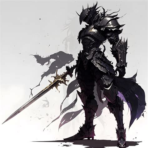 Black Knight Warrior With Sword, Warrior, Black Knights, Knight Armor ...