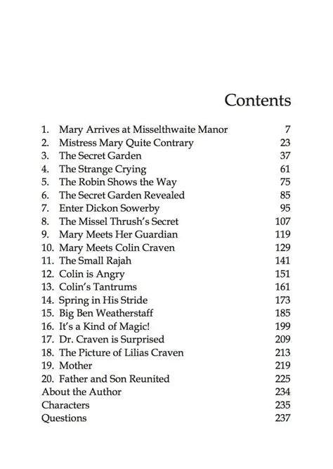 The Secret Garden - Illustrated Abridged Classics with Practice Questi ...