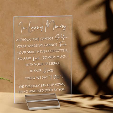 Chunful Wooden Memorial Table Sign for Wedding Reception - India | Ubuy