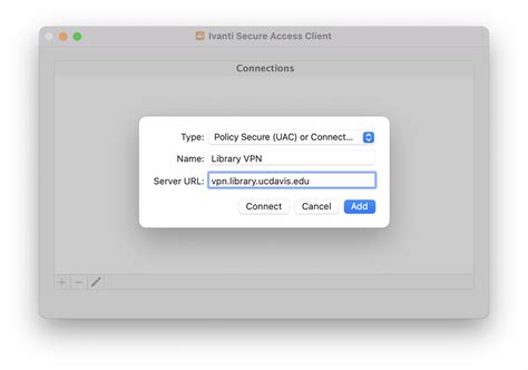 VPN Installation Guide: Mac (3 Steps) – UC Davis Library