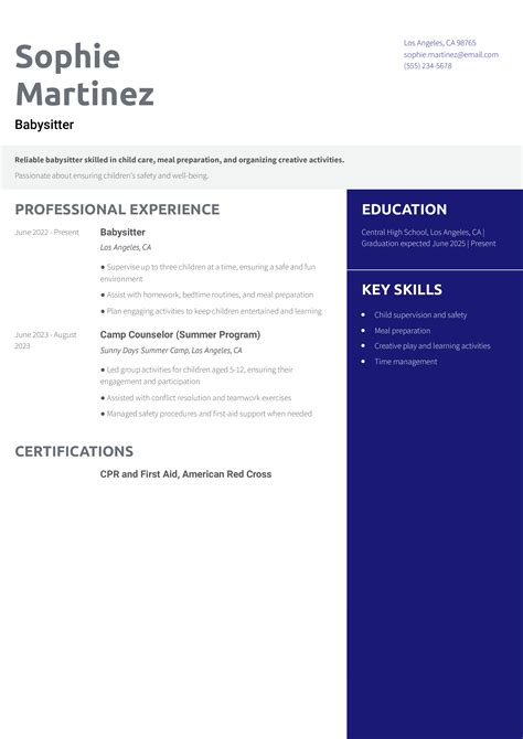 20 Teen Resume Examples and Templates for 2026 - Resume.org