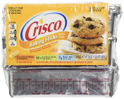 Crisco, All-Vegetable Shortening Sticks, 20 oz (3 ct)- Buy Online in ...