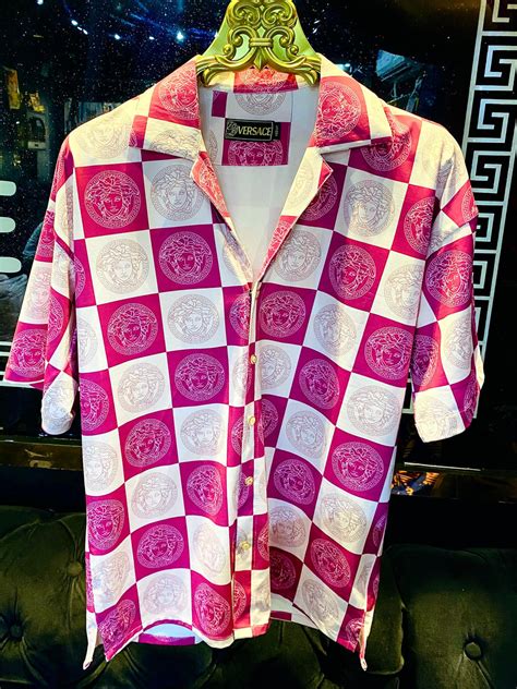 Elegant Check Print With Branded Logo Drop Shoulder Shirt – Yard of Deals