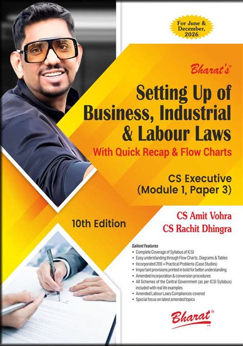 Setting Up of Business, Industrial & Labour Laws (Module 1, Paper 3 ...