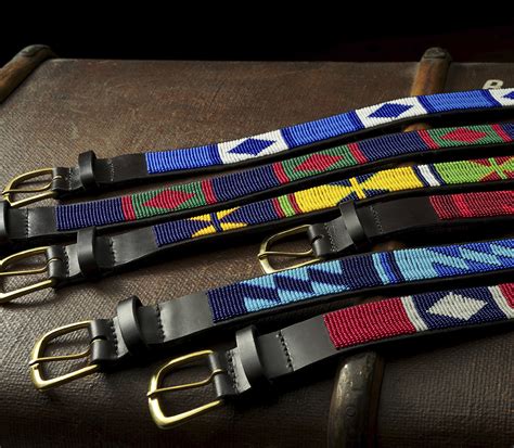 Men's Country Belts | Leather Argentinian Polo Belts | Cordings