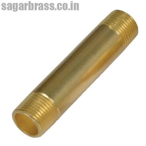 Brass Long Round Nipple Manufacturers and Suppliers from Jamnagar