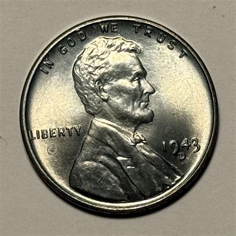 1943 D Lincoln Wheat Steel Cent - For Sale, Buy Now Online - Item #765630