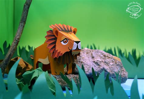 BOX SET 2: Set of 6 DIY Mini Endangered Animals Paper Craft Kits – Sky ...