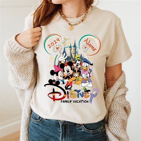 Personalized Disney Family Vacation 2024 T-shirt, Magic Kingdom Tee ...