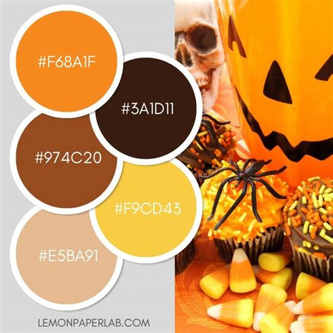 10 Halloween Color Palette Ideas - Lemon Paper Lab