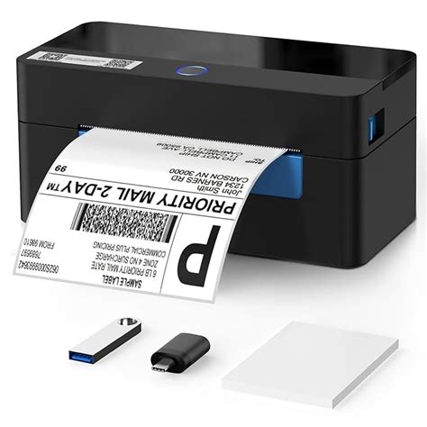 HIROBOT Thermal Label Printer, Adjustable Size, 4x6 Shipping Label ...