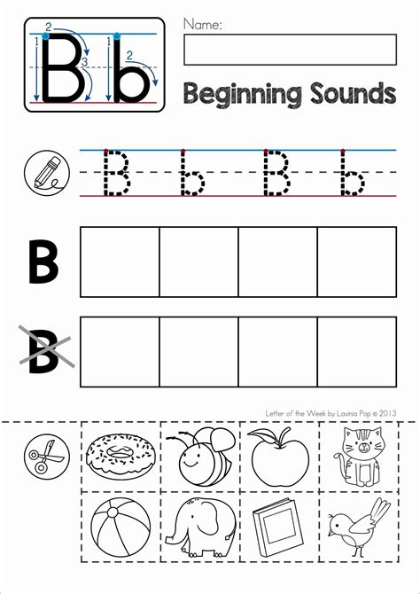 18 Letter B Worksheets for Practicing - Kitty Baby Love