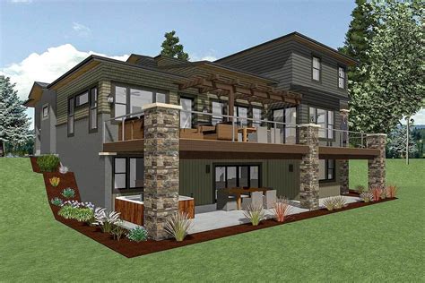 house plans on sloped lot