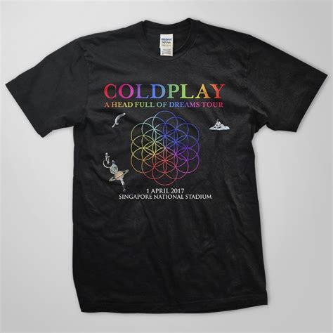 Coldplay T-Shirt | Coldplay t shirt, Coldplay, Rock t shirts