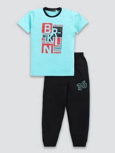 Todd N Teen Boys Casual T-shirt Track Pants Price in India - Buy Todd N ...